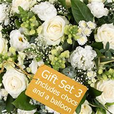 Set 3 - Hand-Tied in Water, balloon and chocolates