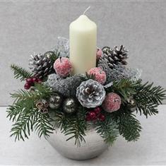 Florist Choice-Bauble Candle Table Centre