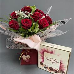 Roses and chocolates