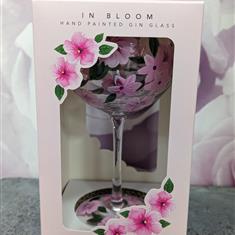 Hand Painted Gin Glass