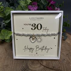 Happy 30th Birthday Bracelet