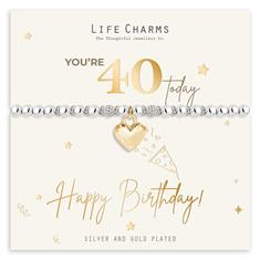 Happy 40th Birthday Bracelet