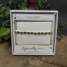 Dainty Gold Heart Bracelet