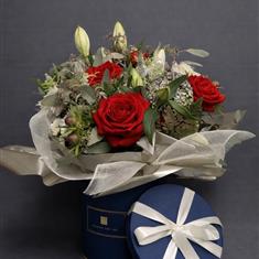 Florist Choice Valentines Hat Box 