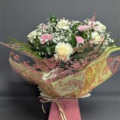 Carnation Hand Tied In Water